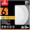 Globe Electric Ultra Slim Energy Star Frost White 6 in. W Metal LED Canless Recessed Downlight 12 W 91499 - alternate 1